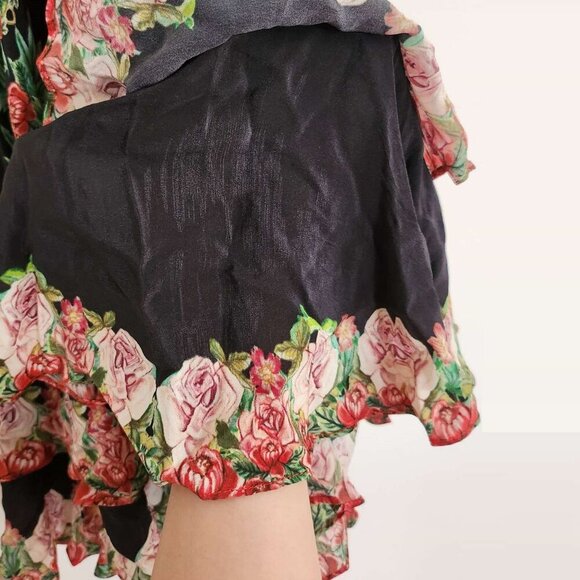 Camilla Dress Toucan Mini Button Down Frill Play Medium b96 - Picture 15 of 16